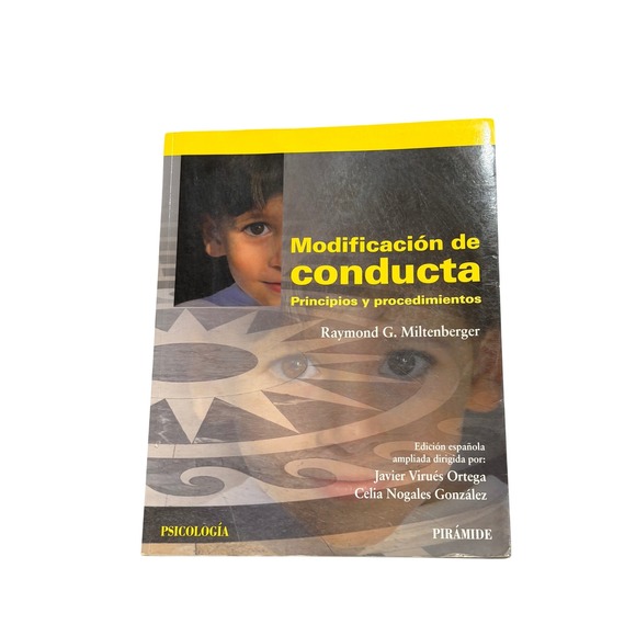Ediciones Pirámide Other - Modificacion de conducta Spanish Psychology Paper Back 5th Edition